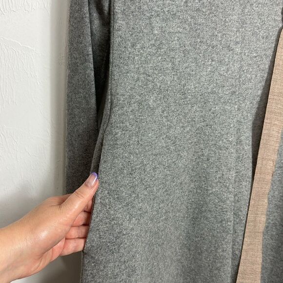 Unlabel Gray Wool Blend Long Sleeve Fit & Flare Dress Size S - Picture 6 of 13